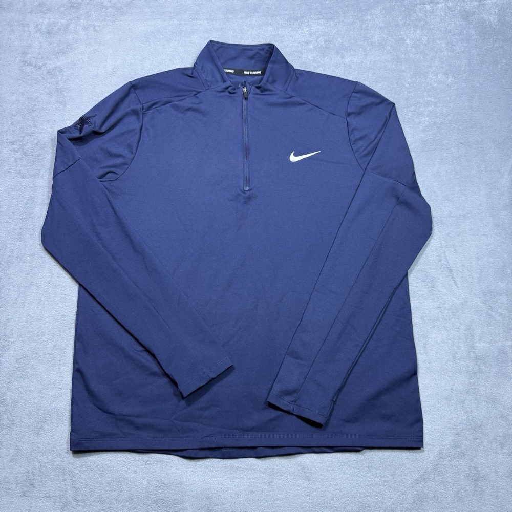 Dallas Cowboys Nike Dri-Fit 1/4 Zip Pullover Womens L Nike Running Blade Collar